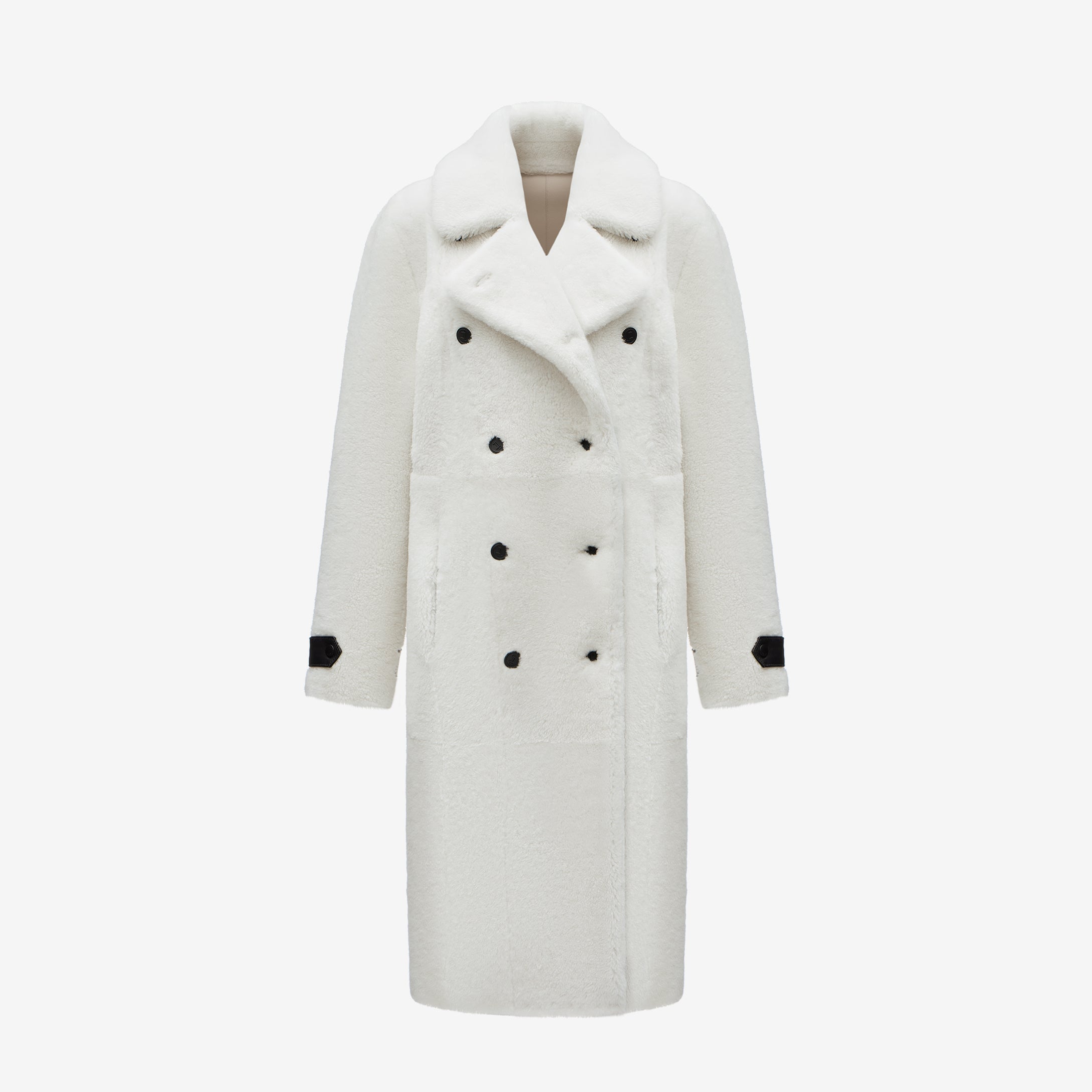 Merino Shearling Double-Breasted Coat - Women - Ready-to-Wear