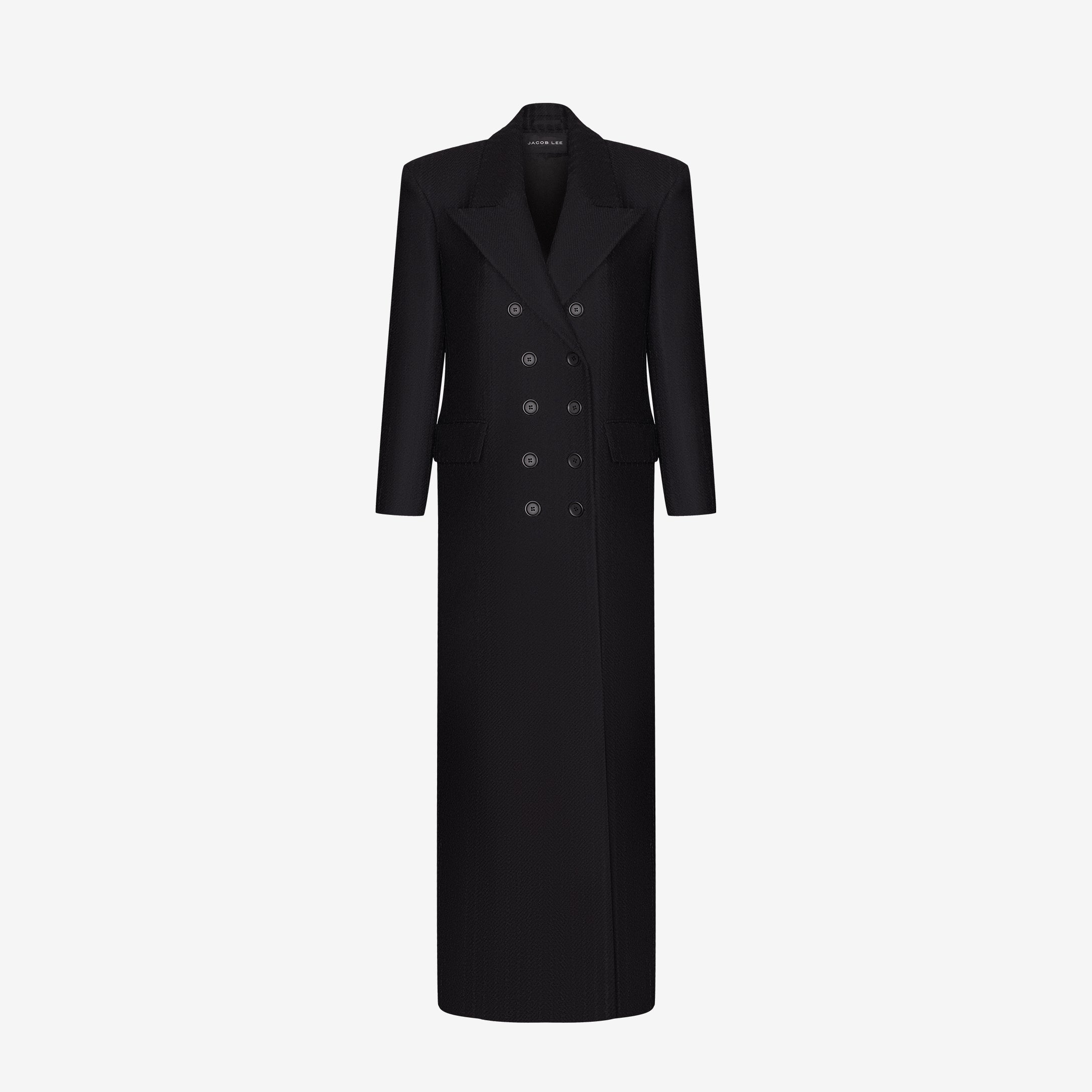 long double breasted jacket