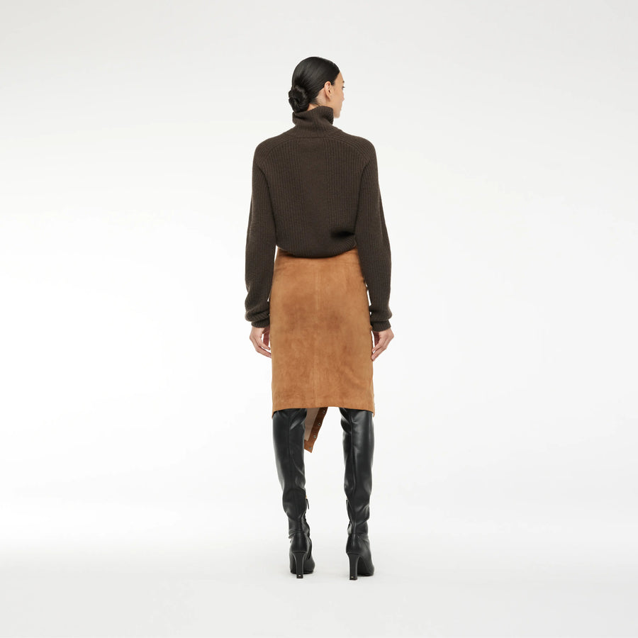 CASHMERE SWEATER IN BROWN