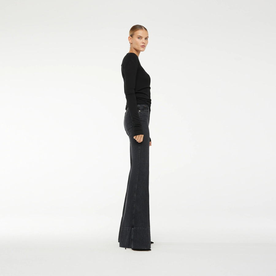 70TH ORGANIC DENIM  PANTS IN BLACK VINTAGE