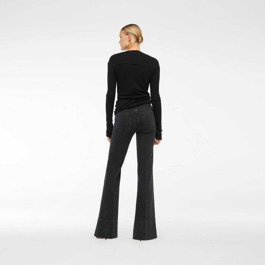 70TH ORGANIC DENIM  PANTS IN BLACK VINTAGE