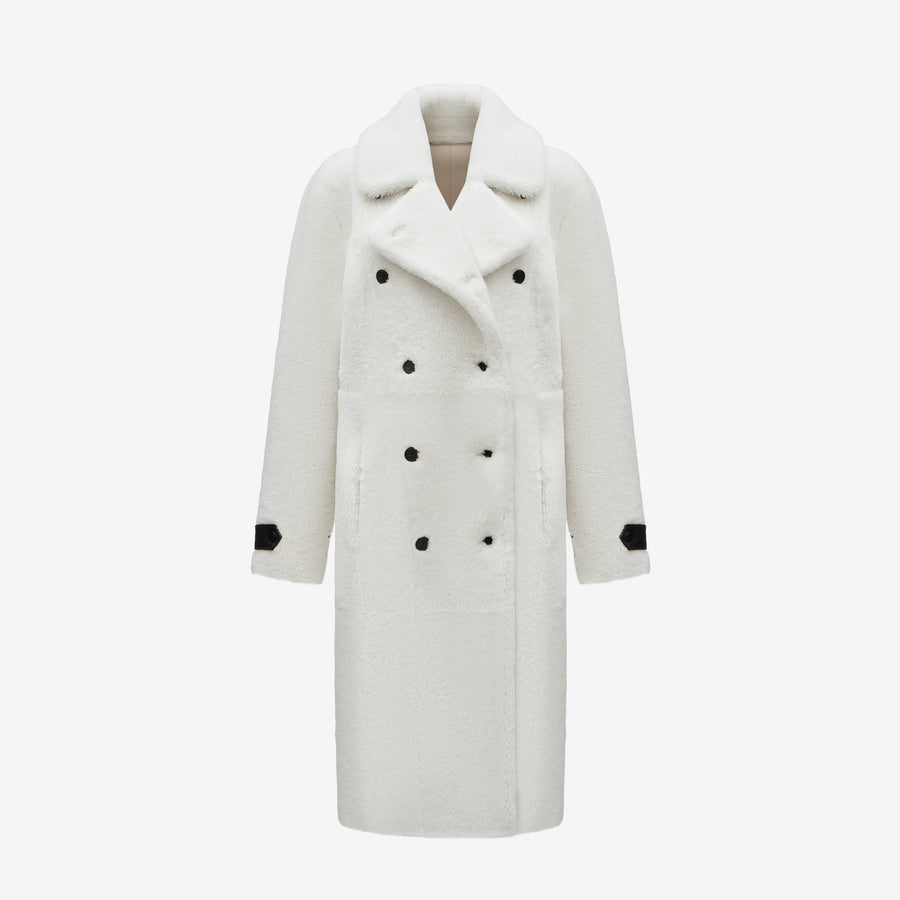Versus Double Breasted Military Trench Coat