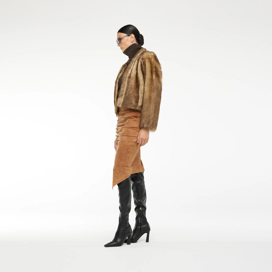 SHORT JACKET IN TOSCANA