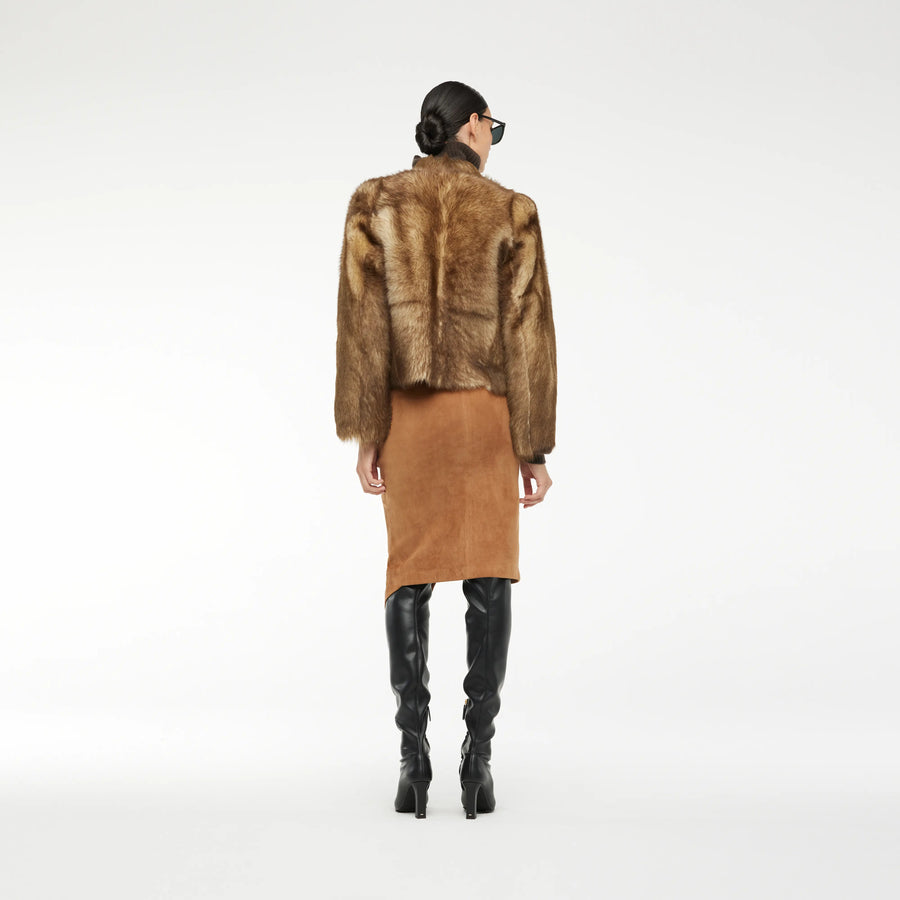 SHORT JACKET IN TOSCANA