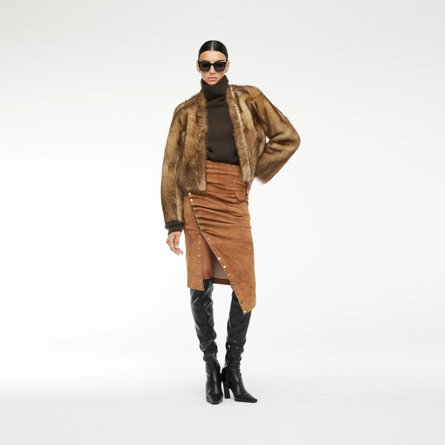SHORT JACKET IN TOSCANA