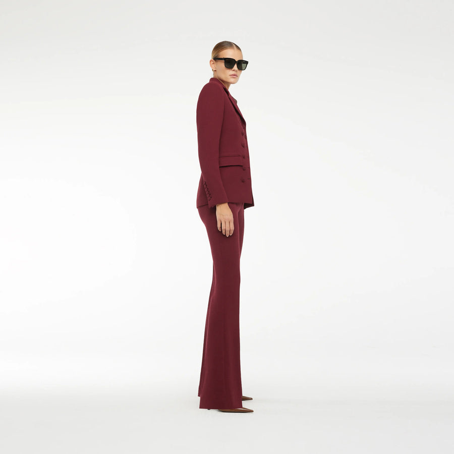 BLAZER IN NEW RED WOOL CREPE