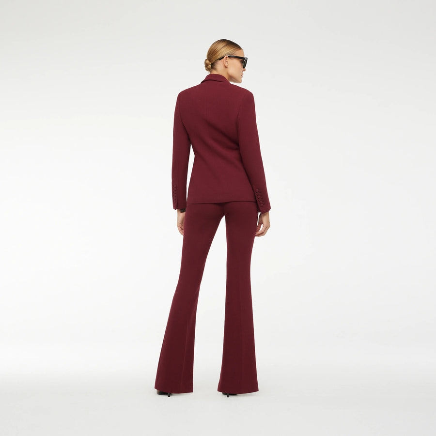 BLAZER IN NEW RED WOOL CREPE