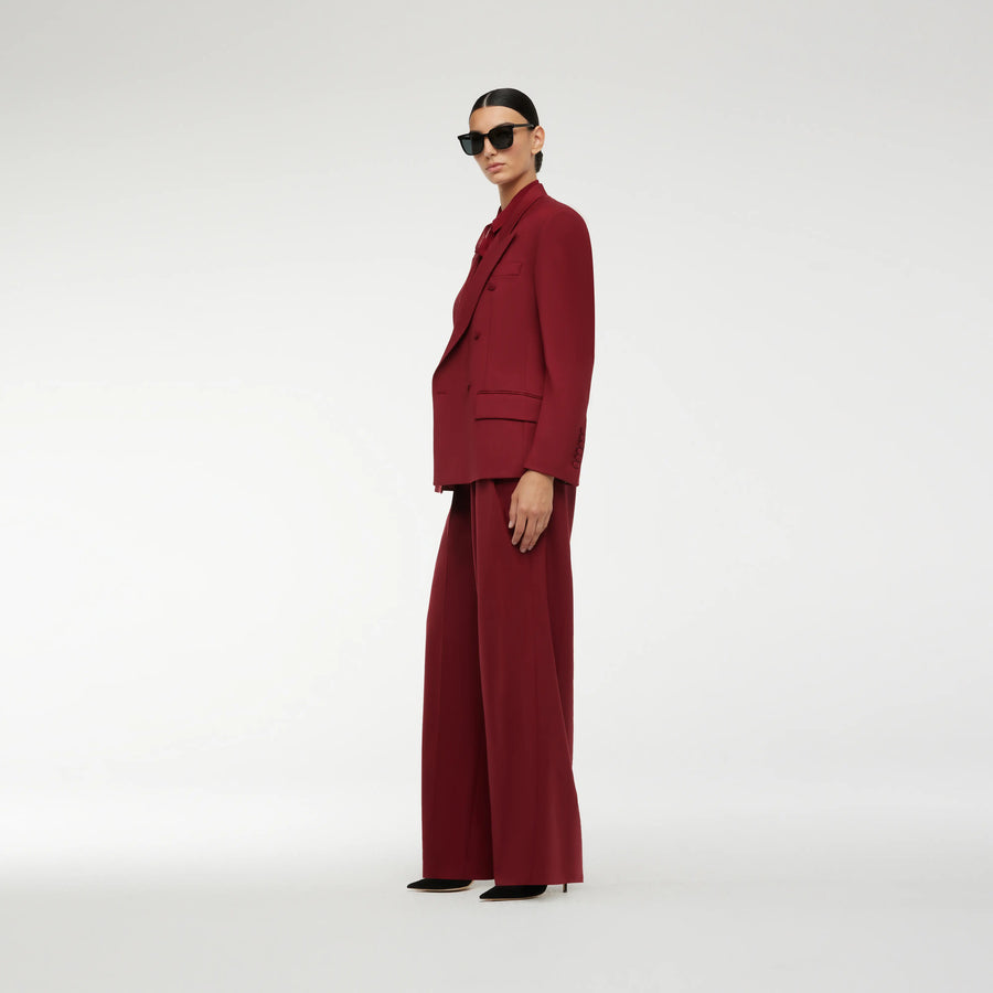 OVERSIZE MASCULINE BLAZER IN NEW RED
