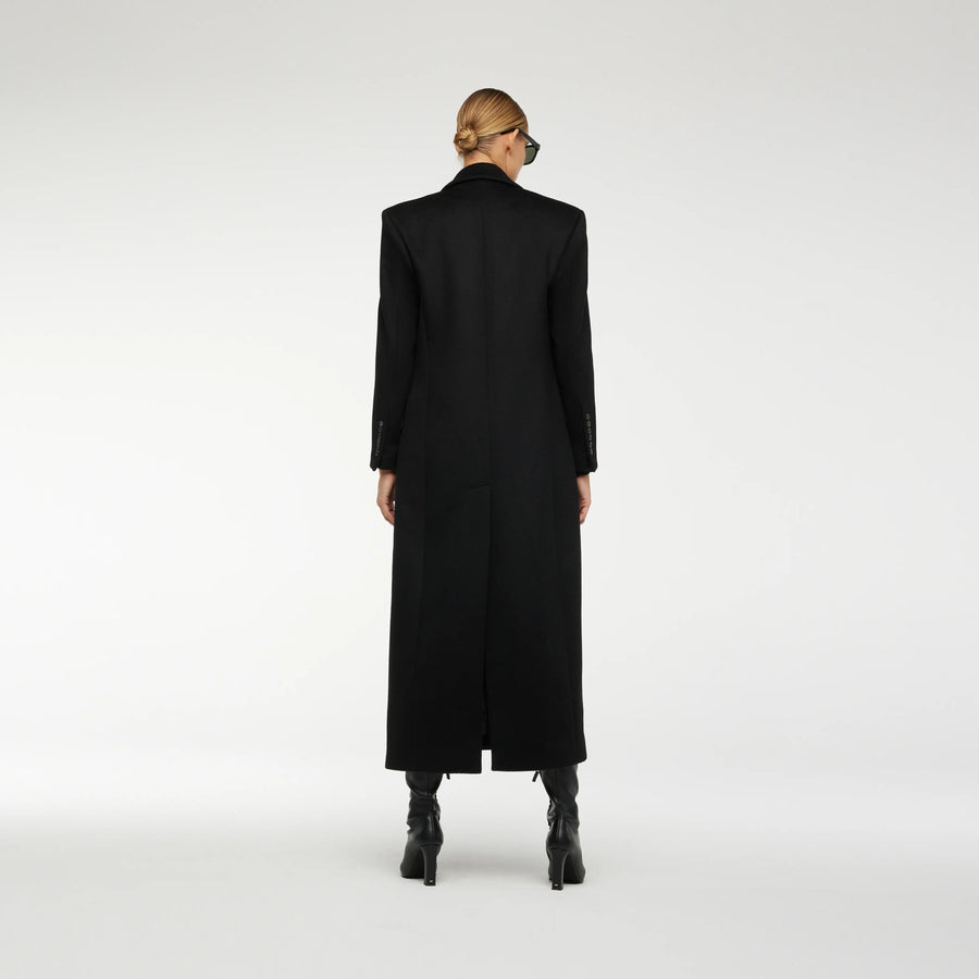 MASCULINE LONG  WOOL COAT
