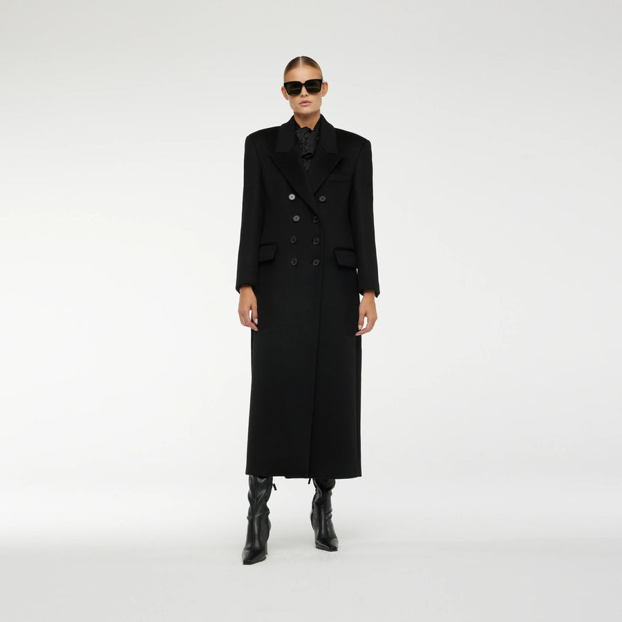MASCULINE LONG  WOOL COAT
