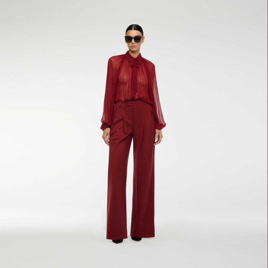 LOOSE FIT PANTS IN NEW RED