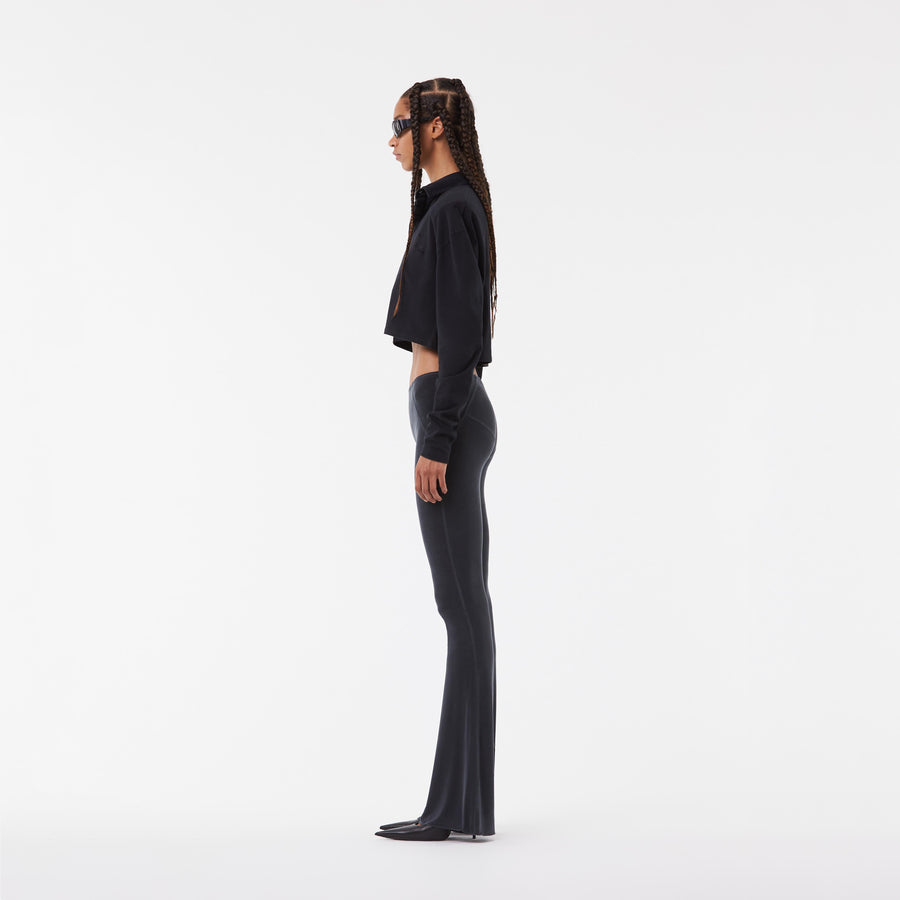 FLAT PANTS WITH SLIT
